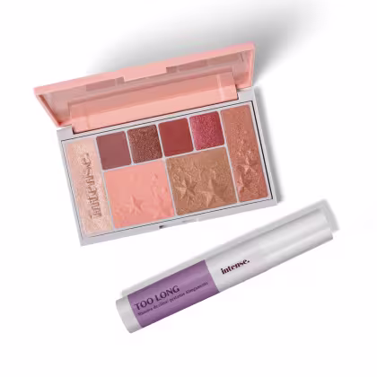 Imagem do produto Kit o Boticário Intense Palette Multifuncional 1# Rose + Máscara de Cílios Too Long (2 Produtos)