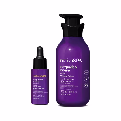 Imagem do produto Combo Nativa SPA Orquídea Noire: Loção Corporal 400ml + Sérum Corporal 30ml
