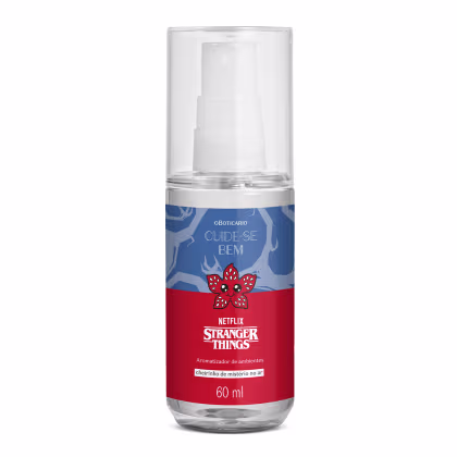 Imagem do produto o Boticário Cuide-se Bem Netflix Stranger Things  Cheirinho de Mistério no Ar - Aromatizador de Ambiente 60ml