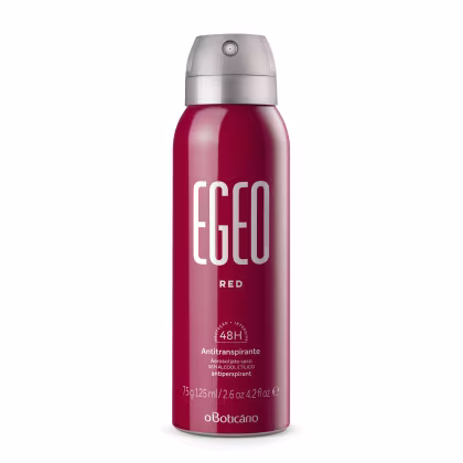 Imagem do produto Desodorante Antitranspirante Aerosol Egeo Red 75g/125ml