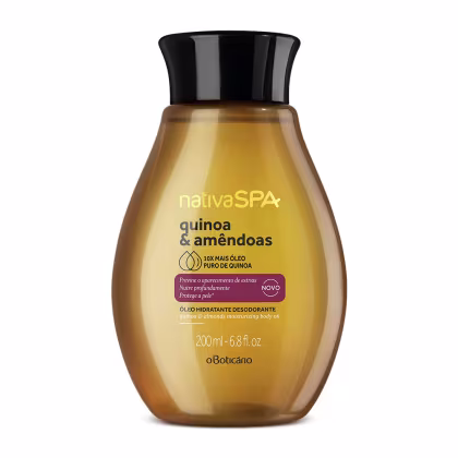 Imagem do produto Óleo Desodorante Hidratante Corporal Nativa SPA Quinoa & Amêndoas 200ml