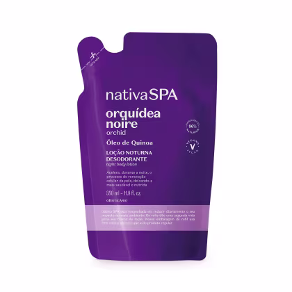 Imagem do produto Refil Loção Noturna Desodorante Corporal Nativa SPA Orquídea Noire 350ml