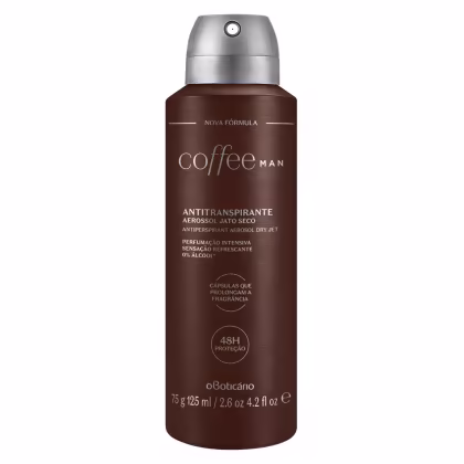 Imagem do produto Desodorante Antitranspirante Aerosol Coffee Man 75g/125ml
