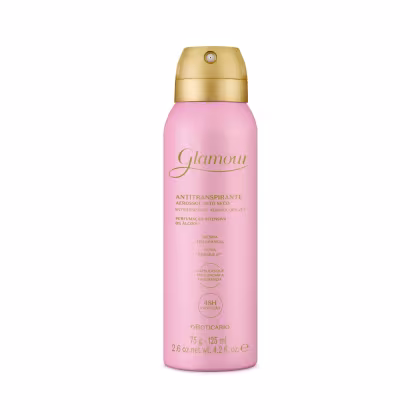 Imagem do produto Desodorante Antitranspirante Aerossol Glamour 75g/125ml