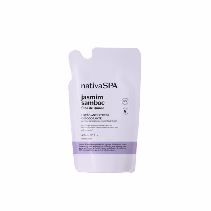 Imagem do produto o Boticário Nativa SPA Jasmim Sambac Refil - Loção Hidratante Desodorante Corporal 400ml