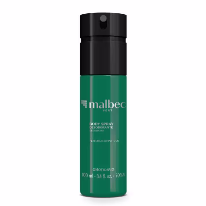 Imagem do produto o Boticário Malbec Vert - Body Spray Desodorante Masculino 100ml