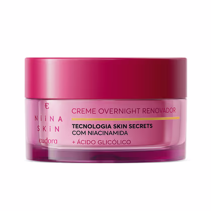 Imagem do produto Eudora Niina Secrets Niina Skin Overnight Renovador - Creme Facial Noturno 45g