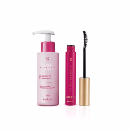 Imagem do produto Combo Niina Secrets: Demaquilante 100ml + Máscara Para Cílios 8g
