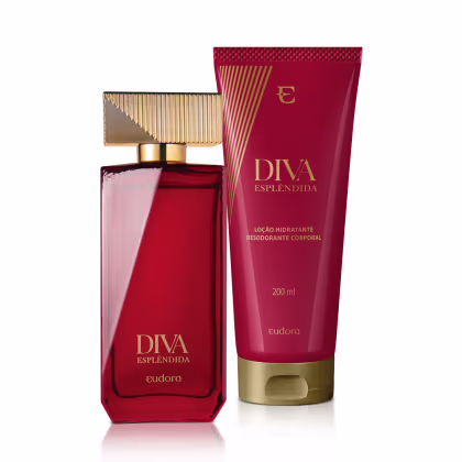 Imagem do produto Conjunto Diva Esplêndida Eudora - Desodorante Colônia 100ml + Loção Corporal 200ml