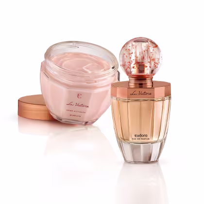 Imagem do produto Combo La Victorie: Eau de Parfum 75ml + Creme Acetinado Hidratante Desodorante 250g