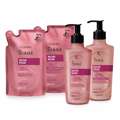 Imagem do produto Combo Siàge Nutri Rose (4 itens)