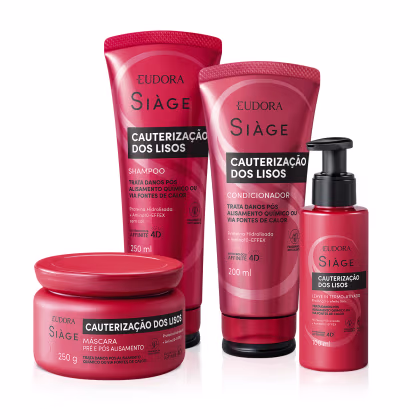 Imagem do produto Kit Eudora Siàge Cauterização dos Lisos (4 Produtos)