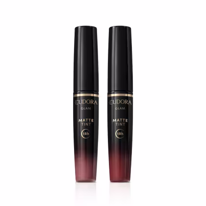 Combo Batom Líquido Matte Tint: Rosé Vintage 4ml + Castanho Divino 4ml
