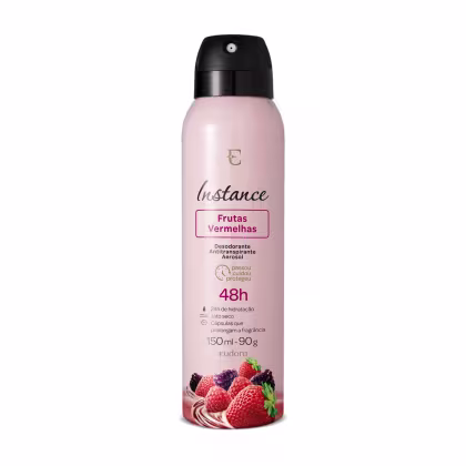 Imagem do produto Eudora Instance Frutas Vermelhas - Desodorante Antitranspirante Aerossol 150ml