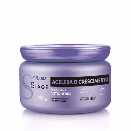 Imagem do produto Eudora Siàge Acelera o Crescimento - Máscara Capilar 250g