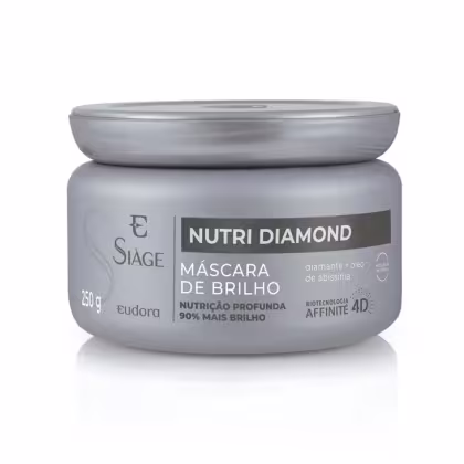 Imagem do produto Máscara Capilar de Brilho Siàge Nutri Diamond 250g