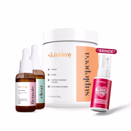 Imagem do produto Skintimy Kit Sérum Clear + Firmate + Suplepeca 300g - Clareamento, Firmeza e Energia