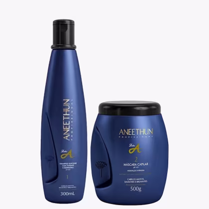 Imagem do produto Kit Aneethun Linha A Shampoo 300ml + Máscara 500g