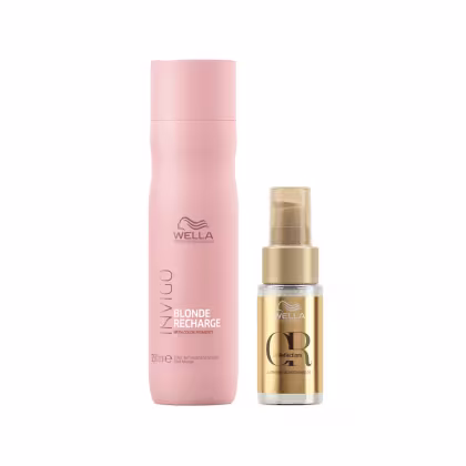Imagem do produto Kit Wella Invigo Blonde Recharge Shampoo + Óleo