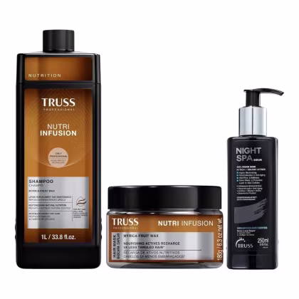 Imagem do produto Kit Truss Nutri Infusion - Shampoo 1L + Máscara 180g + Night Spa 250ml
