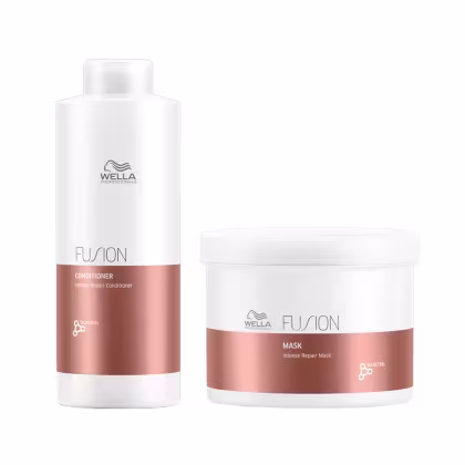 Kit Wella Professionals Fusion Duo Salon Treat, 2 produtos.