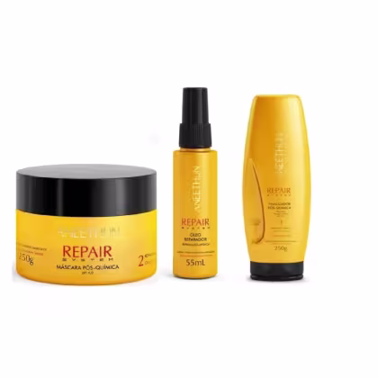 Imagem do produto Aneeethun Repair System - Kit Máscara 250 g + Óleo 55 ml + Finalizador 250 g