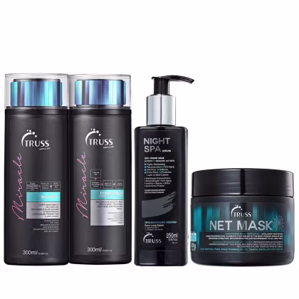 Imagem do produto Kit Truss Miracle Shampoo + Condicionador + Night Spa + Net Mask