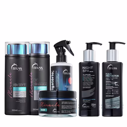 Imagem do produto Kit Truss Miracle Nutrição e Controle de Frizz (6 Produtos)