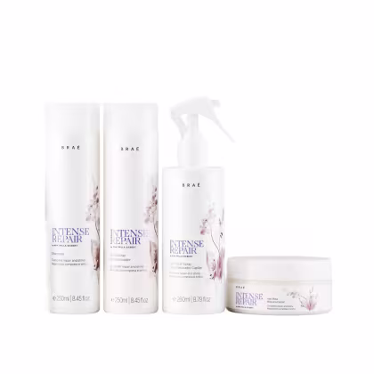 Imagem do produto Kit Braé Intense Repair By Ana Paula Siebert - Shampoo 250ml + Condicionador 250ml + Hair Repair 260ml + Máscara 200g