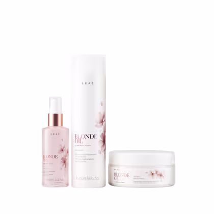 Imagem do produto Kit Braé Blonde Oil By Ana Paula Siebert - Shampoo 250ml + Máscara 200g + Óleo 60ml