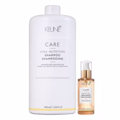 Imagem do produto Keune Care Vital Nutrition - Shampoo 1L + Satin Oil 95ml