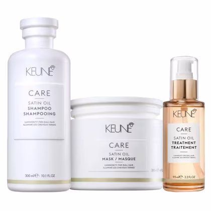 Imagem do produto Kit Keune Care Satin Oil - Shampoo 300ml + Máscara 200ml + Óleo 95ml
