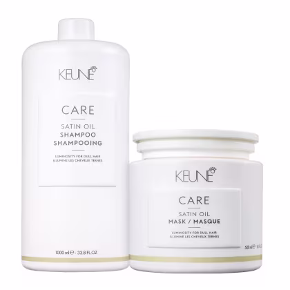 Imagem do produto Kit Keune Care Satin Oil Shampoo 1000ml + Condicionador 1000ml + Máscara 500ml