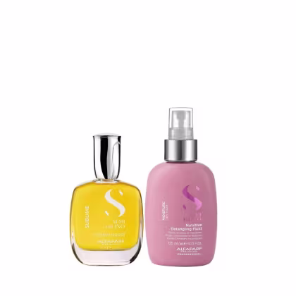 Imagem do produto Kit Alfaparf Semi Di Lino Moisture -  Fluído 125ml + Cristalli 50ml