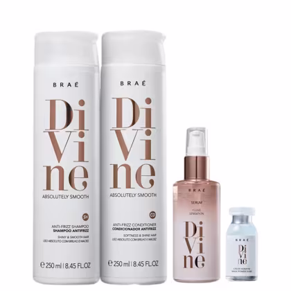 Imagem do produto Kit Braé Divine - Shampoo 250ml + Condicionador 250ml + Sérum 60ml + Ampola 13ml