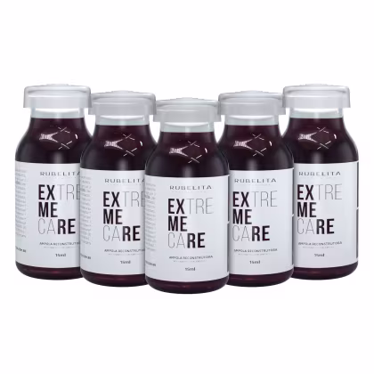 Imagem do produto Kit 5 Ampolas Extreme Care Reconstrução Capilar 15ml