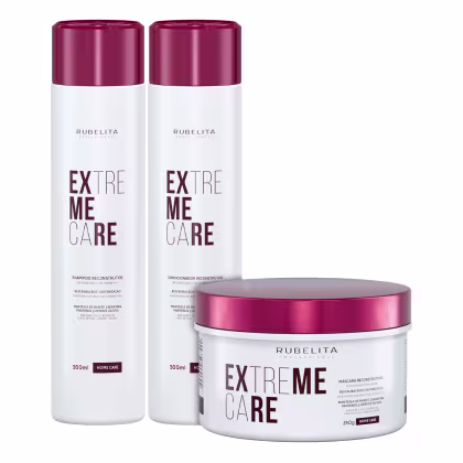 Imagem do produto Kit Extreme Care Reconstrução Capilar Rubelita Professional