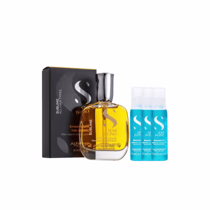 Imagem do produto Kit Alfaparf Reparador de Pontas 50ml e 3 Ampolas Semi Di Lino