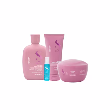 Imagem do produto Kit Moisture Shampoo, Cond, Máscara e Ampola - Alfaparf