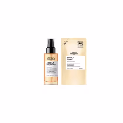 Imagem do produto Kit Oil Reparador Absolut Repair 90ml + Refill Shampoo Absolut Repair Gold 240ml