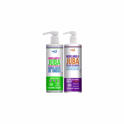 Imagem do produto Kit Juba Widi Care - Creme De Pentear Encaracolando 500ml + Geleia Seladora Modelando A Juba 300ml