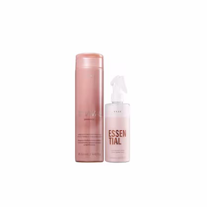 Imagem do produto Leave Essential 260ml e Shampoo Revival 250ml - Braé