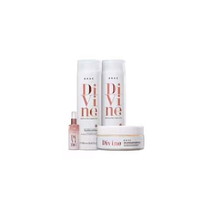 Imagem do produto Kit Shampoo, Cond, Mascara Antifrizz e Sérum BRAÉ Divine