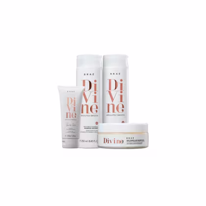 Imagem do produto BRAÉ Divine Shampoo e Cond 250ml + Mascara 200ml e Leave-in