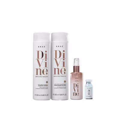 Imagem do produto Kit Shampoo, Condicionador, Sérum e Ampola Divine - Braé