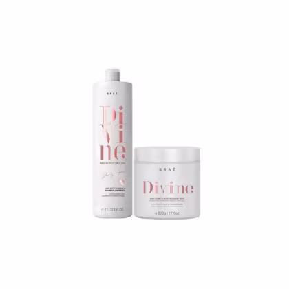 Imagem do produto BRAÉ Divine Shampoo 1L e Mascara Capilar 500ml