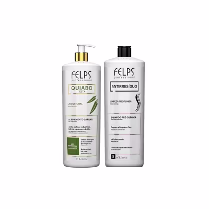 Imagem do produto Felps O Kit Complexo XBTX Máscara Anti-Frizz e Shampoo Anti-Resíduo 2x1000ml