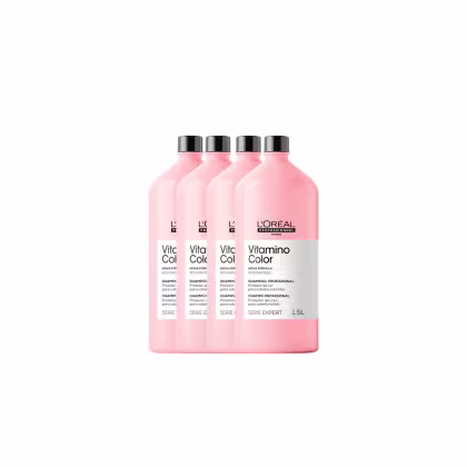 Imagem do produto Kit (4und) Shampoo Vitamino Color 1,5L - L'oreal