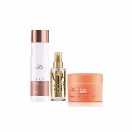 Imagem do produto Kit Shampoo fusion 250ml, Máscara 150ml e Oil Reflections