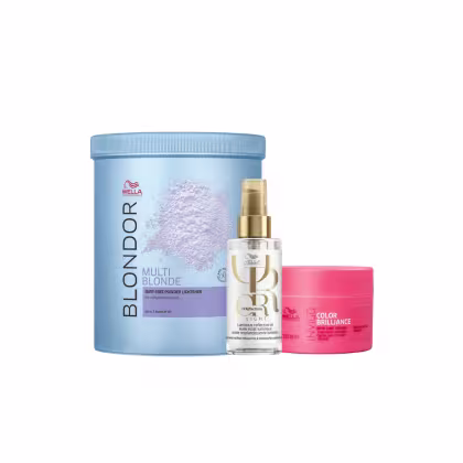 Imagem do produto Kit Pó Descolorante, Máscara Brilliance e Oil Reflections 100ml